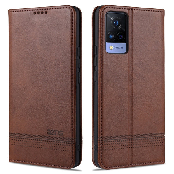 AZNS Magnetic Calf Texture Horizontal Flip Leather Case with Card Slots & Holder & Wallet, For vivo S9, For vivo S9e, For Xiaomi Redmi Note 10, For Xiaomi Redmi Note 10S