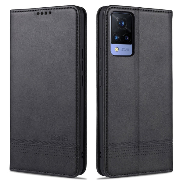 AZNS Magnetic Calf Texture Horizontal Flip Leather Case with Card Slots & Holder & Wallet, For vivo S9, For vivo S9e, For Xiaomi Redmi Note 10, For Xiaomi Redmi Note 10S