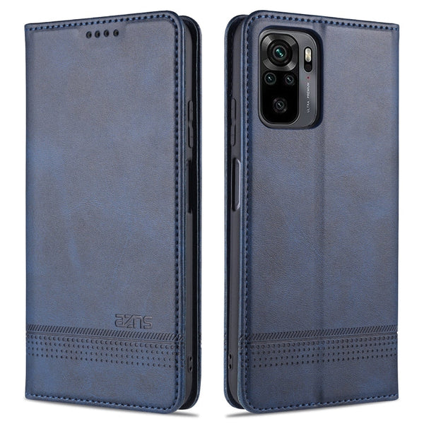 AZNS Magnetic Calf Texture Horizontal Flip Leather Case with Card Slots & Holder & Wallet, For vivo S9, For vivo S9e, For Xiaomi Redmi Note 10, For Xiaomi Redmi Note 10S