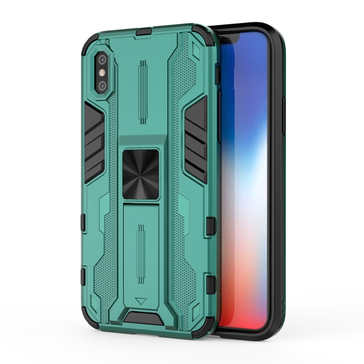 Supersonic PC + TPU Shock-proof Protective Case with Holder, For iPhone X & XS, For iPhone XR, For iPhone XS Max