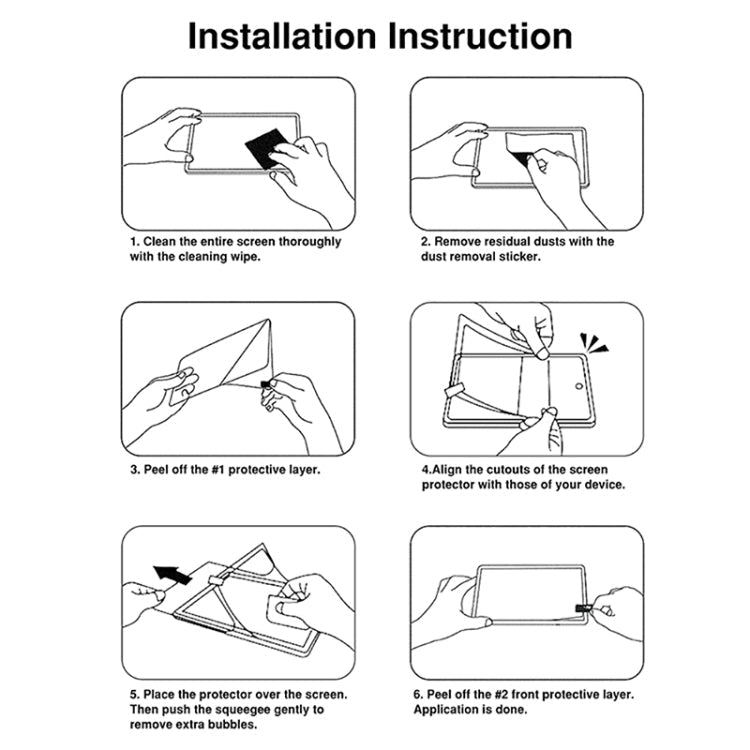 50 PCS Matte Paperfeel Screen Protector