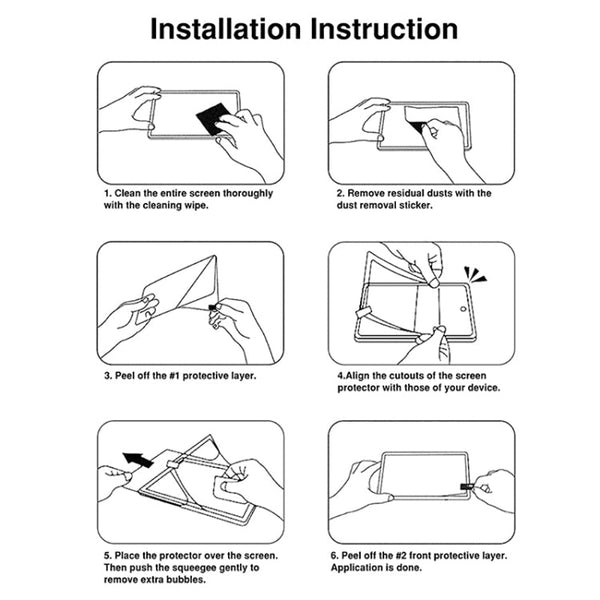 50 PCS Matte Paperfeel Screen Protector