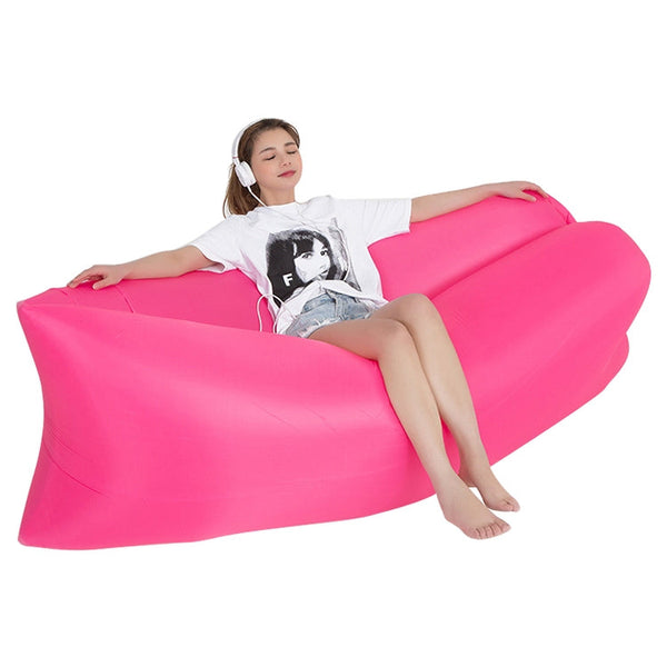 Outdoor Portable Lazy Water Inflatable Sofa Beach Grass Air Bed, Size: 200 x 70cm
