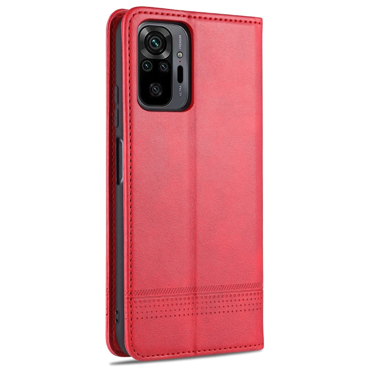 AZNS Magnetic Calf Texture Horizontal Flip Leather Case with Card Slots & Holder & Wallet, For Xiaomi Redmi Note 10 Pro, For Xiaomi Redmi Note 10 Pro Max, For Xiaomi Mi 10S, For vivo X60 Pro