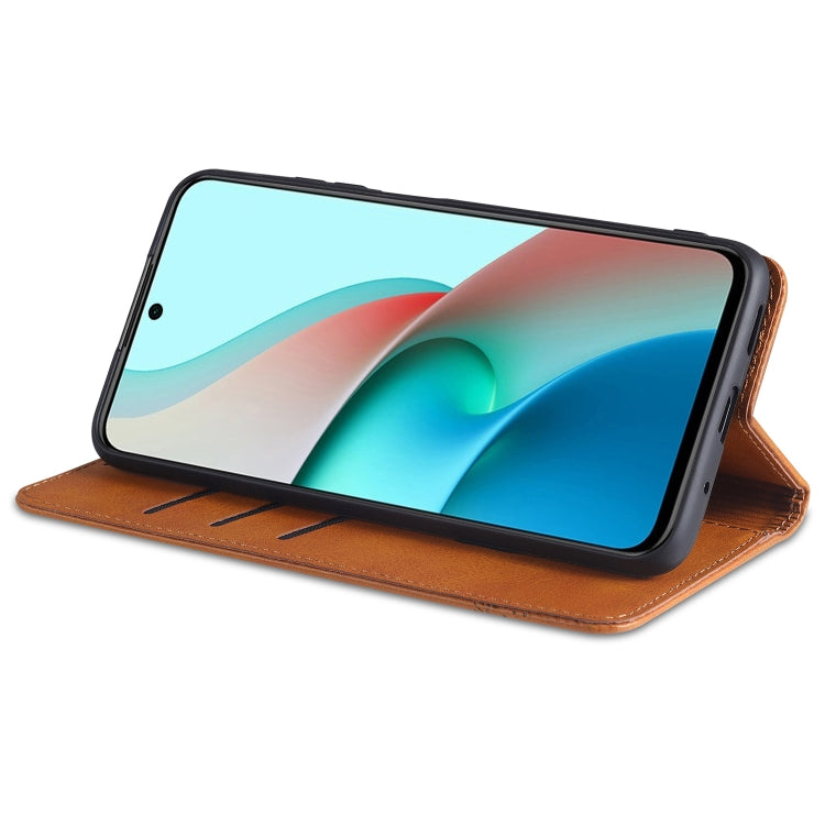 AZNS Magnetic Calf Texture Horizontal Flip Leather Case with Card Slots & Holder & Wallet, For Xiaomi Redmi Note 10 Pro, For Xiaomi Redmi Note 10 Pro Max, For Xiaomi Mi 10S, For vivo X60 Pro