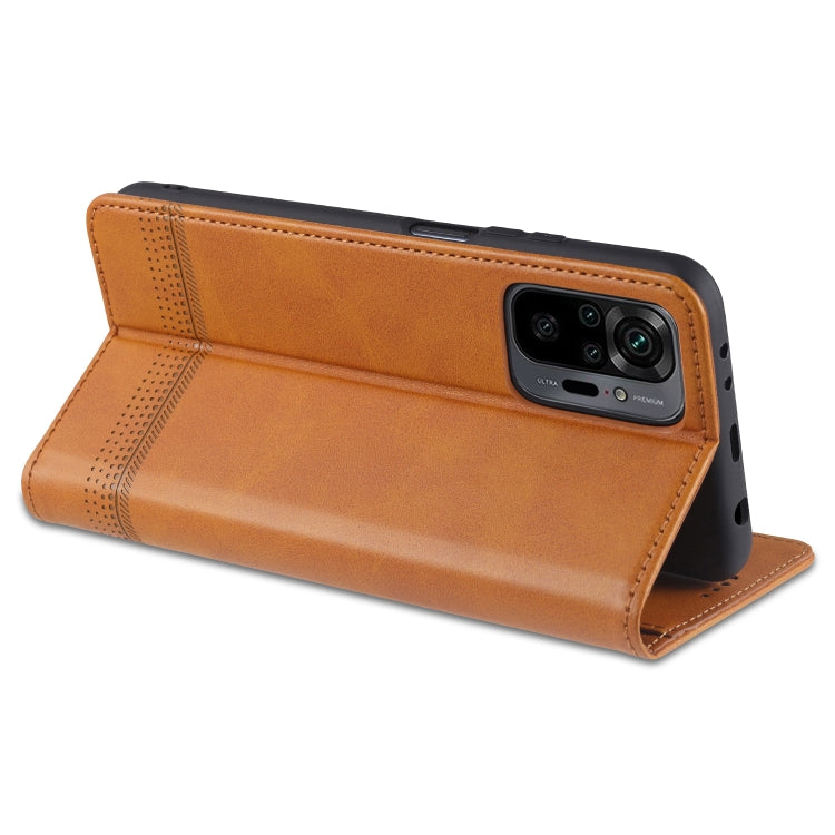 AZNS Magnetic Calf Texture Horizontal Flip Leather Case with Card Slots & Holder & Wallet, For Xiaomi Redmi Note 10 Pro, For Xiaomi Redmi Note 10 Pro Max, For Xiaomi Mi 10S, For vivo X60 Pro