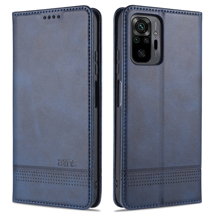 AZNS Magnetic Calf Texture Horizontal Flip Leather Case with Card Slots & Holder & Wallet, For Xiaomi Redmi Note 10 Pro, For Xiaomi Redmi Note 10 Pro Max, For Xiaomi Mi 10S, For vivo X60 Pro