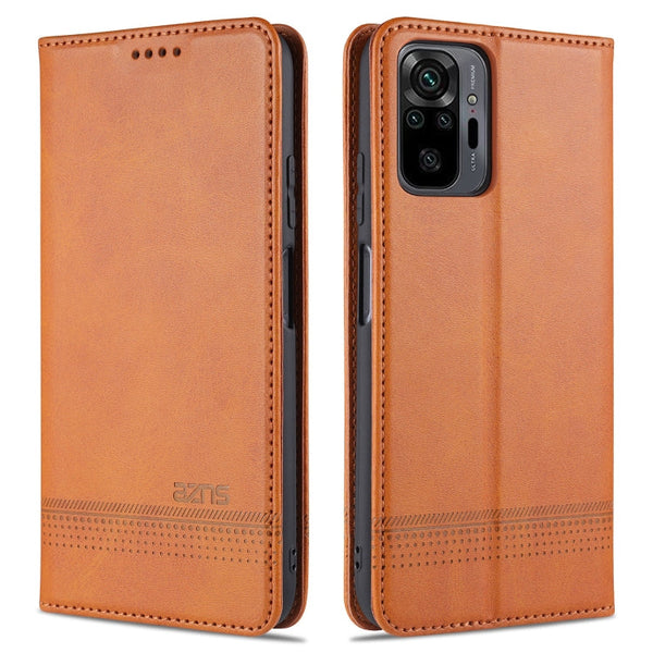 AZNS Magnetic Calf Texture Horizontal Flip Leather Case with Card Slots & Holder & Wallet, For Xiaomi Redmi Note 10 Pro, For Xiaomi Redmi Note 10 Pro Max, For Xiaomi Mi 10S, For vivo X60 Pro