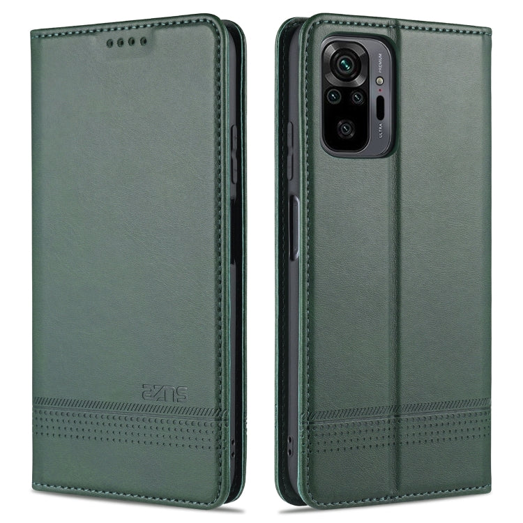 AZNS Magnetic Calf Texture Horizontal Flip Leather Case with Card Slots & Holder & Wallet, For Xiaomi Redmi Note 10 Pro, For Xiaomi Redmi Note 10 Pro Max, For Xiaomi Mi 10S, For vivo X60 Pro
