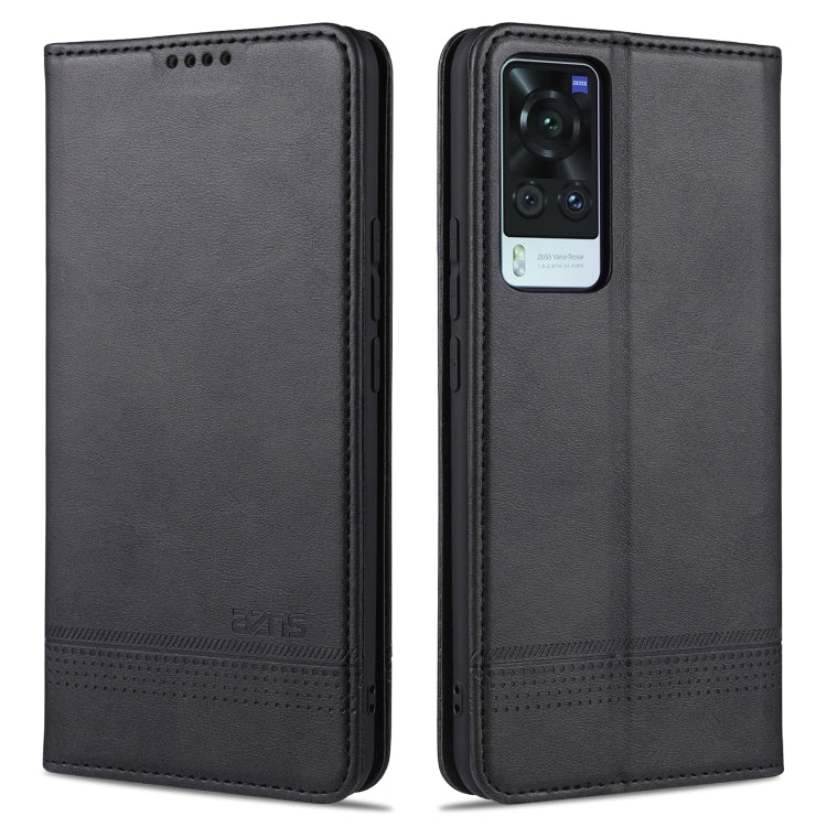 AZNS Magnetic Calf Texture Horizontal Flip Leather Case with Card Slots & Holder & Wallet, For Xiaomi Redmi Note 10 Pro, For Xiaomi Redmi Note 10 Pro Max, For Xiaomi Mi 10S, For vivo X60 Pro