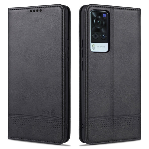 AZNS Magnetic Calf Texture Horizontal Flip Leather Case with Card Slots & Holder & Wallet, For Xiaomi Redmi Note 10 Pro, For Xiaomi Redmi Note 10 Pro Max, For Xiaomi Mi 10S, For vivo X60 Pro
