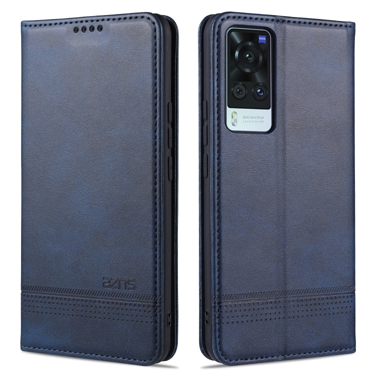 AZNS Magnetic Calf Texture Horizontal Flip Leather Case with Card Slots & Holder & Wallet, For Xiaomi Redmi Note 10 Pro, For Xiaomi Redmi Note 10 Pro Max, For Xiaomi Mi 10S, For vivo X60 Pro