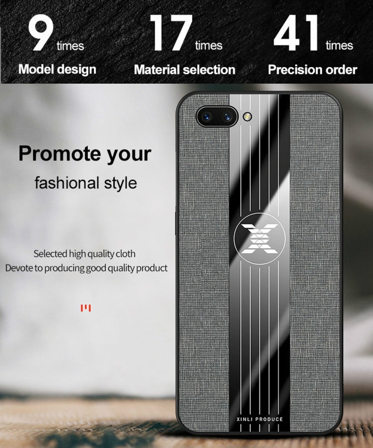 XINLI Stitching Cloth Textue Shockproof TPU Protective Case