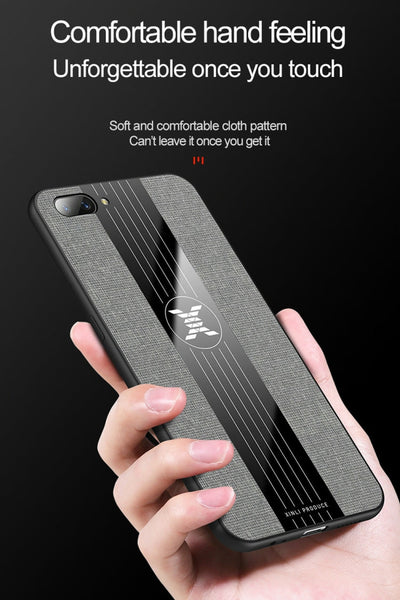 XINLI Stitching Cloth Textue Shockproof TPU Protective Case