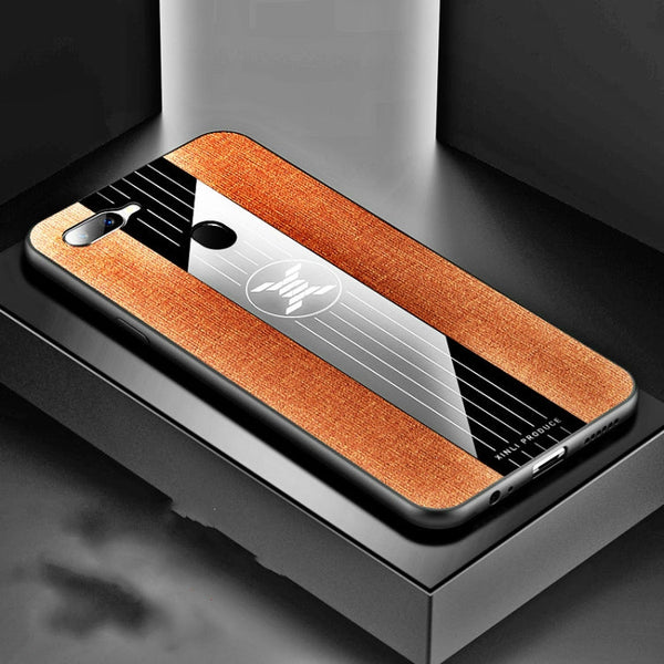 XINLI Stitching Cloth Textue Shockproof TPU Protective Case