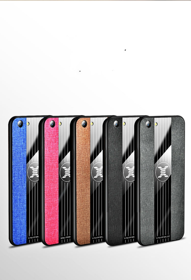 XINLI Stitching Cloth Textue Shockproof TPU Protective Case