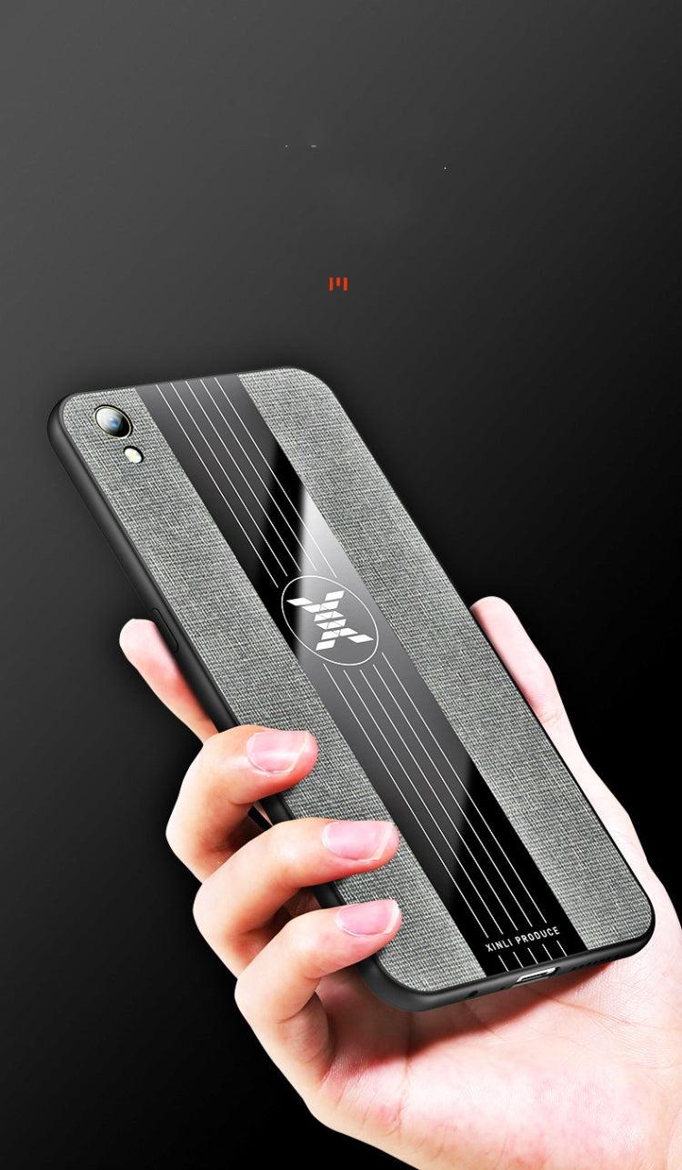 XINLI Stitching Cloth Textue Shockproof TPU Protective Case