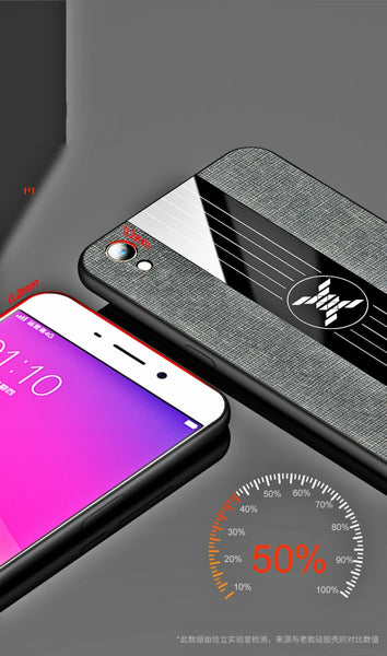 XINLI Stitching Cloth Textue Shockproof TPU Protective Case