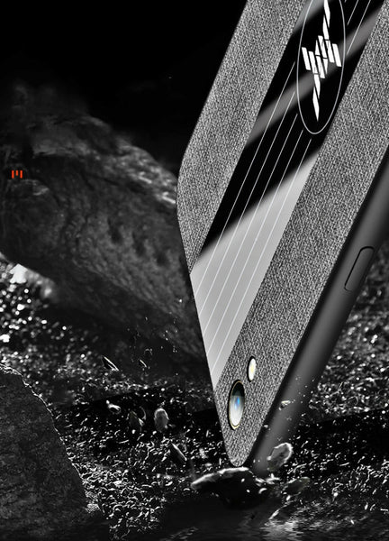 XINLI Stitching Cloth Textue Shockproof TPU Protective Case