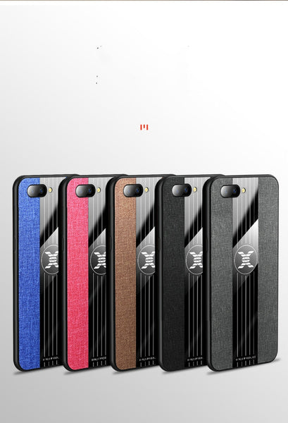 XINLI Stitching Cloth Textue Shockproof TPU Protective Case