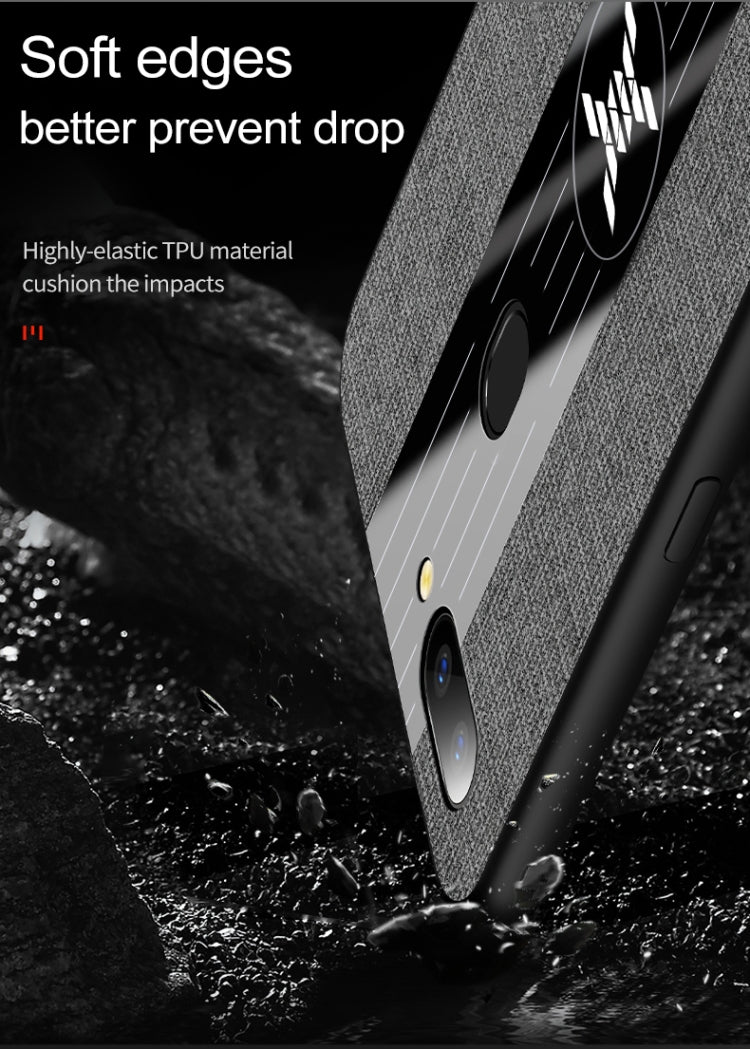 XINLI Stitching Cloth Textue Shockproof TPU Protective Case