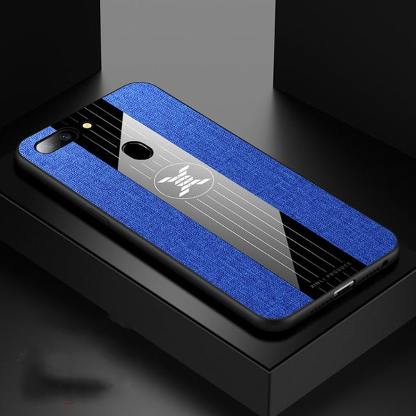 XINLI Stitching Cloth Textue Shockproof TPU Protective Case