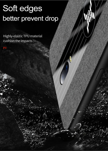 XINLI Stitching Cloth Textue Shockproof TPU Protective Case