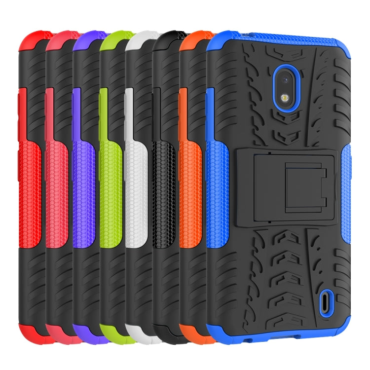 Tire Texture TPU + PC Shockproof Case with Holder, For Nokia 2.2, For Galaxy Note 10 Plus, For Xiaomi Mi CC9e