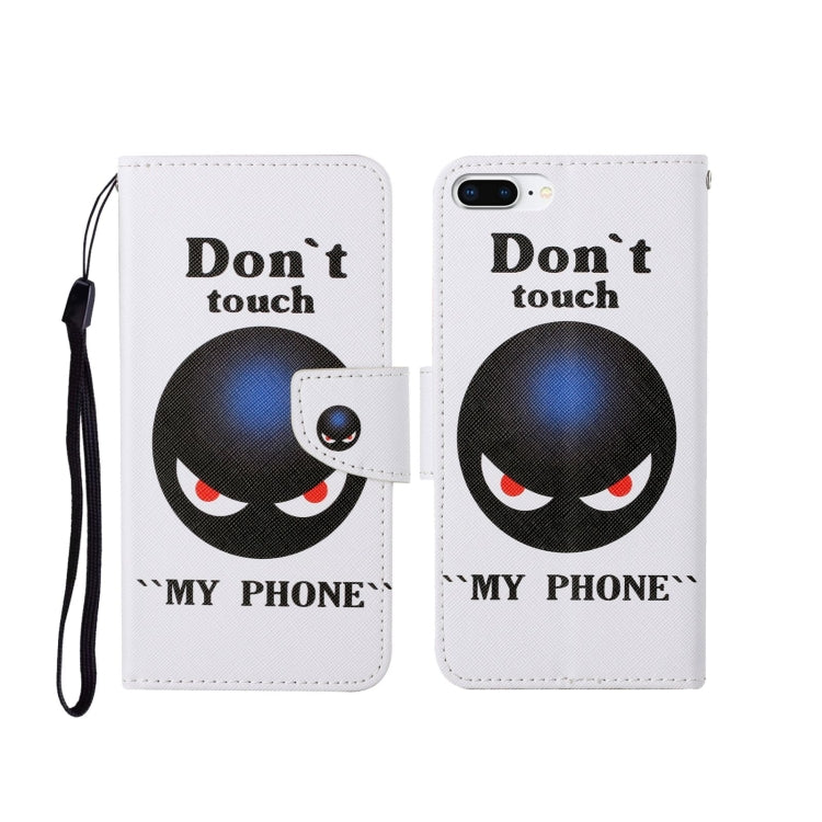 Painted Pattern Horizontal Flip Leathe Case, For iPhone 7 Plus