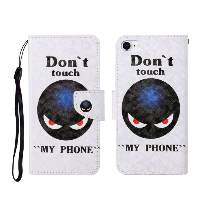 Painted Pattern Horizontal Flip Leathe Case, For iPhone SE (2020)/ 7 /8