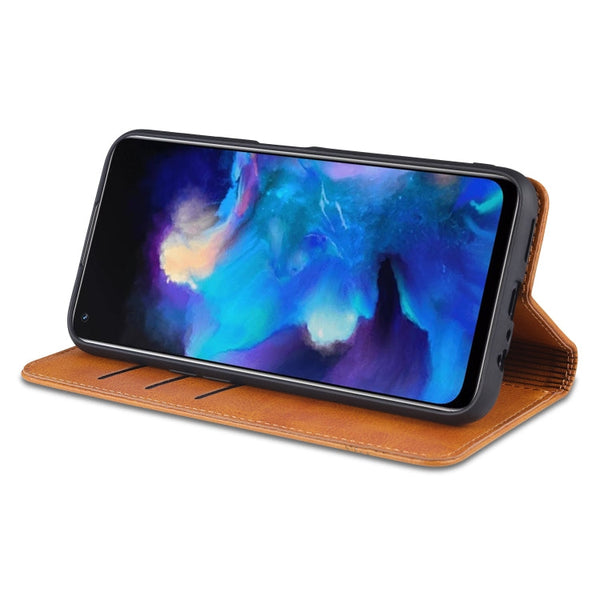 AZNS Magnetic Calf Texture Horizontal Flip Leather Case with Card Slots & Holder & Wallet, For OPPO A93 (5G), For OPPO A74 (5G), For Xiaomi Redmi K40, For Xiaomi Redmi K40 Pro