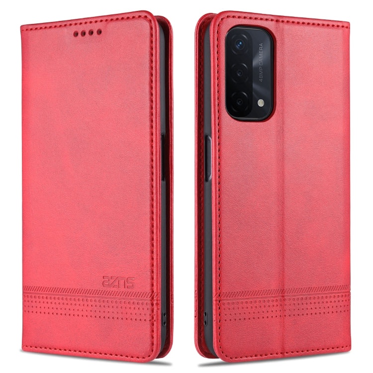 AZNS Magnetic Calf Texture Horizontal Flip Leather Case with Card Slots & Holder & Wallet, For OPPO A93 (5G), For OPPO A74 (5G), For Xiaomi Redmi K40, For Xiaomi Redmi K40 Pro