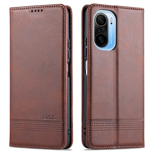 AZNS Magnetic Calf Texture Horizontal Flip Leather Case with Card Slots & Holder & Wallet, For OPPO A93 (5G), For OPPO A74 (5G), For Xiaomi Redmi K40, For Xiaomi Redmi K40 Pro