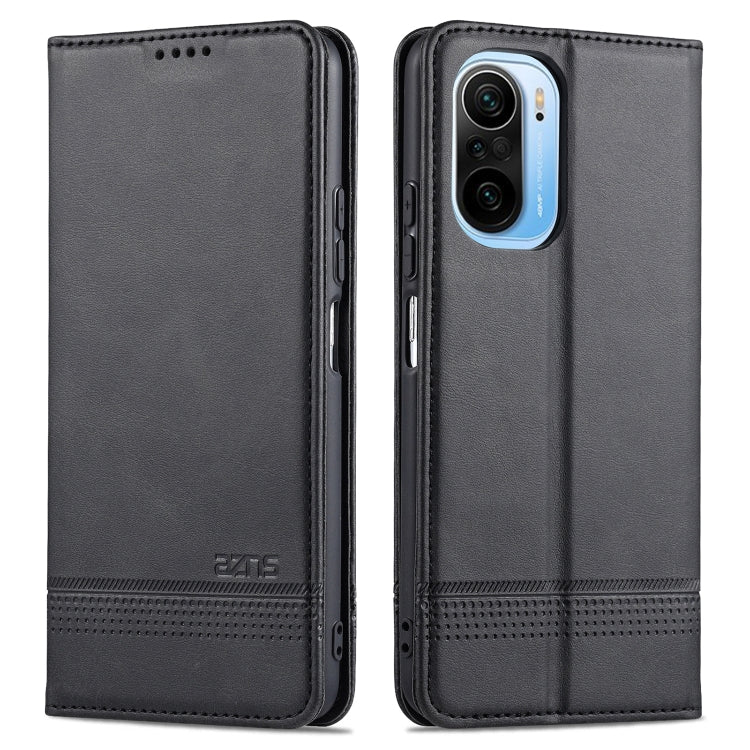AZNS Magnetic Calf Texture Horizontal Flip Leather Case with Card Slots & Holder & Wallet, For OPPO A93 (5G), For OPPO A74 (5G), For Xiaomi Redmi K40, For Xiaomi Redmi K40 Pro