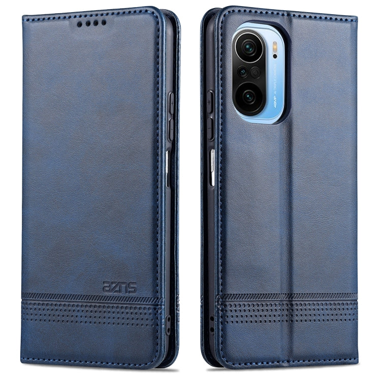 AZNS Magnetic Calf Texture Horizontal Flip Leather Case with Card Slots & Holder & Wallet, For OPPO A93 (5G), For OPPO A74 (5G), For Xiaomi Redmi K40, For Xiaomi Redmi K40 Pro