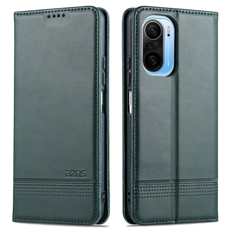 AZNS Magnetic Calf Texture Horizontal Flip Leather Case with Card Slots & Holder & Wallet, For OPPO A93 (5G), For OPPO A74 (5G), For Xiaomi Redmi K40, For Xiaomi Redmi K40 Pro