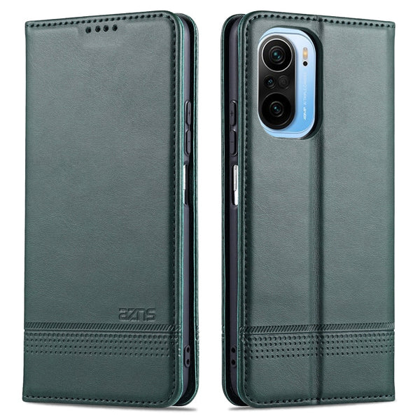 AZNS Magnetic Calf Texture Horizontal Flip Leather Case with Card Slots & Holder & Wallet, For OPPO A93 (5G), For OPPO A74 (5G), For Xiaomi Redmi K40, For Xiaomi Redmi K40 Pro