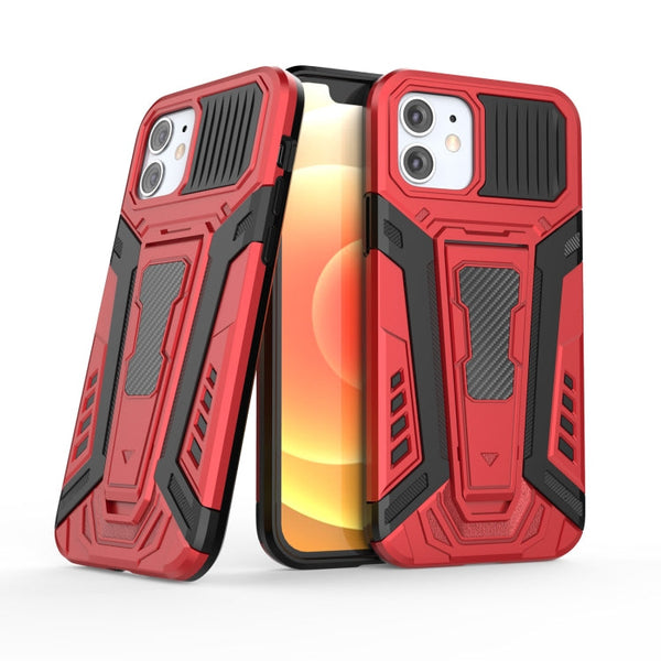 War Chariot Series Armor All-inclusive Shockproof PC + TPU Protective Case with Invisible Holder