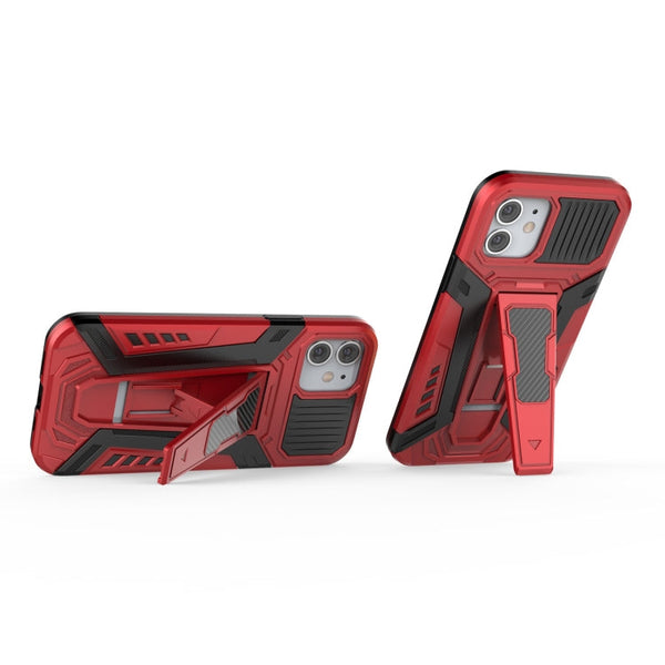 War Chariot Series Armor All-inclusive Shockproof PC + TPU Protective Case with Invisible Holder