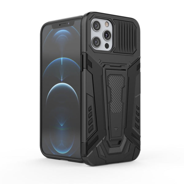 War Chariot Series Armor All-inclusive Shockproof PC + TPU Protective Case with Invisible Holder