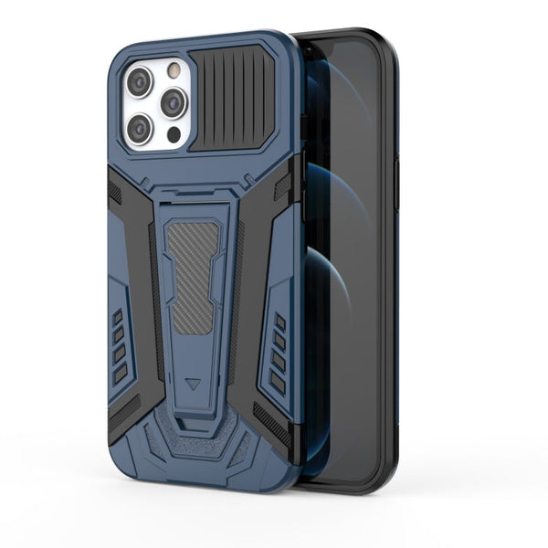 War Chariot Series Armor All-inclusive Shockproof PC + TPU Protective Case with Invisible Holder