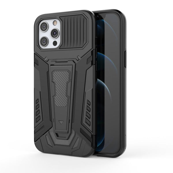 War Chariot Series Armor All-inclusive Shockproof PC + TPU Protective Case with Invisible Holder