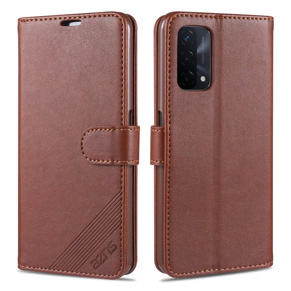 AZNS Sheepskin Texture Horizontal Flip Leather Case with Holder & Card Slots & Wallet, For OPPO A55 5G, For OPPO A93 5G, For OPPO A74 5G