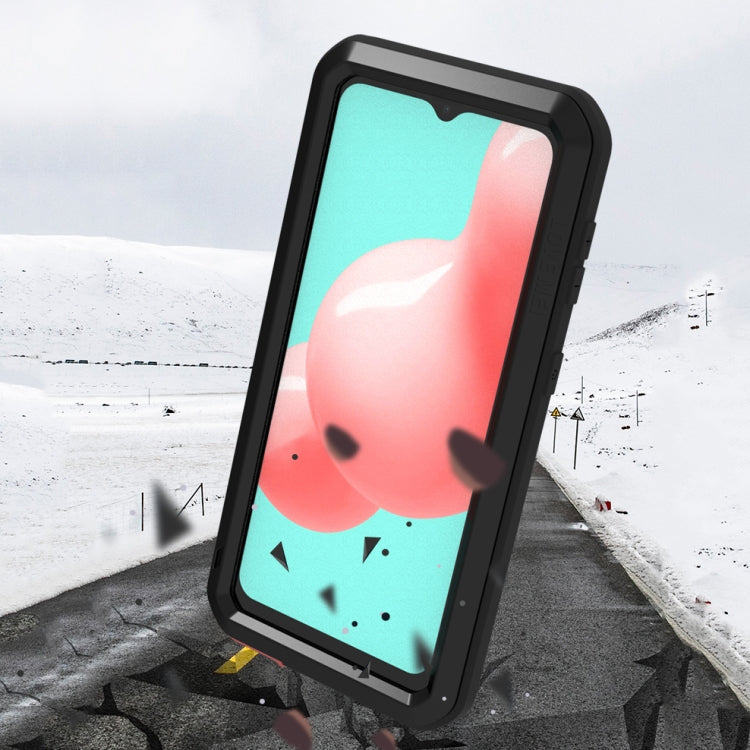 LOVE MEI Metal Shockproof Waterproof Dustproof Protective Case with Glass, For Samsung Galaxy A32 5G, For Samsung Galaxy A42, For Samsung Galaxy A52 5G / 4G, For Samsung Galaxy S21 5G