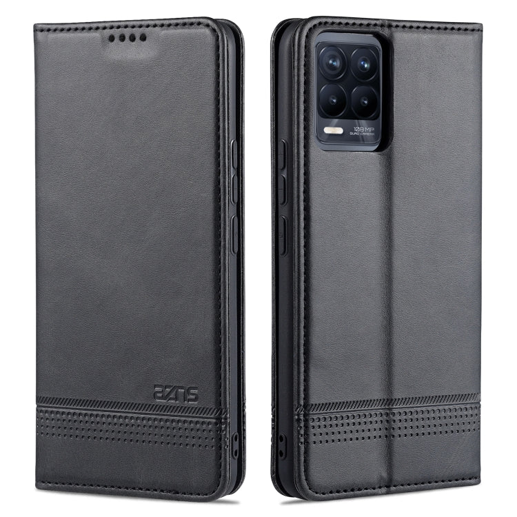 AZNS Magnetic Calf Texture Horizontal Flip Leather Case with Card Slots & Holder & Wallet, For OPPO Realme 8 / 8 Pro, For Xiaomi Mi 11 Pro