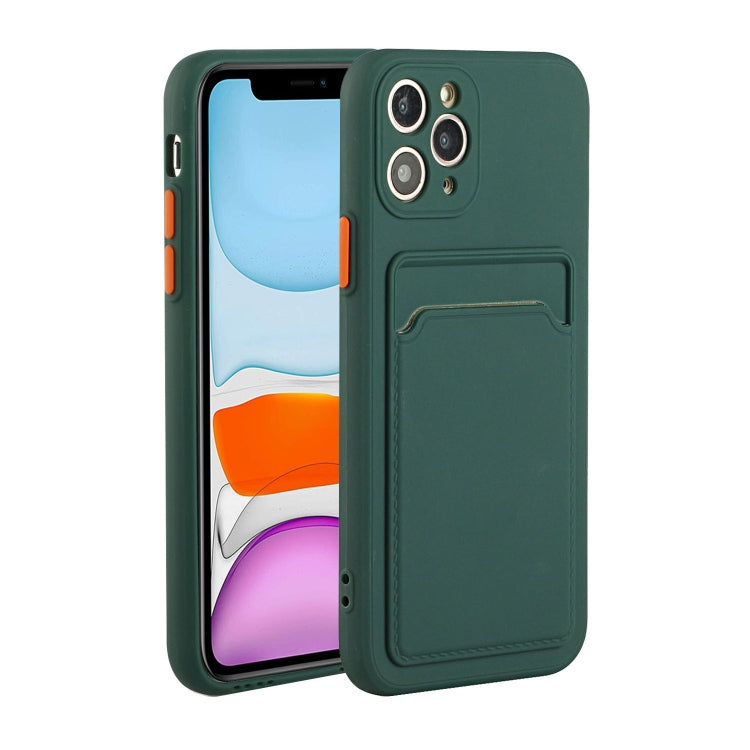 Card Slot Design Shockproof TPU Protective Case, For iPhone 11, For iPhone 11 Pro
