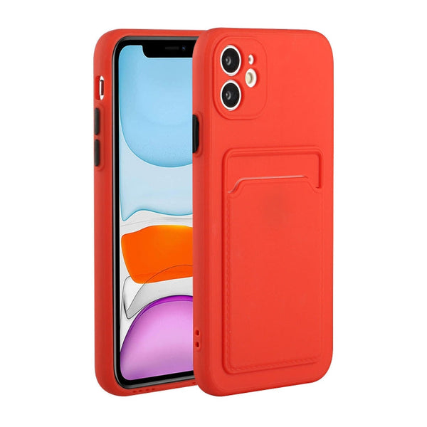 Card Slot Design Shockproof TPU Protective Case, For iPhone 11 Pro Max, For iPhone 12 mini