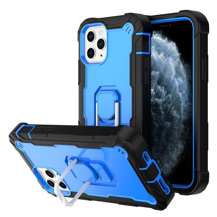 PC + Rubber 3-layers Shockproof Protective Case with Rotating Holder, For iPhone 11 Pro, For iPhone 11 Pro Max
