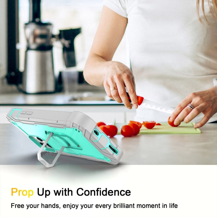 PC + Rubber 3-layers Shockproof Protective Case with Rotating Holder, For iPhone 11 Pro, For iPhone 11 Pro Max