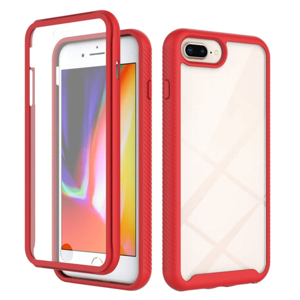 Starry Sky Solid Color Series Shockproof PC + TPU Case with PET Film